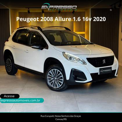 PEUGEOT 2008 1.6 16V FLEX ALLURE 4P AUTOMÁTICO PEUGEOT 2008 1.6 16V FLEX ALLURE 4P AUTOMÁTICO